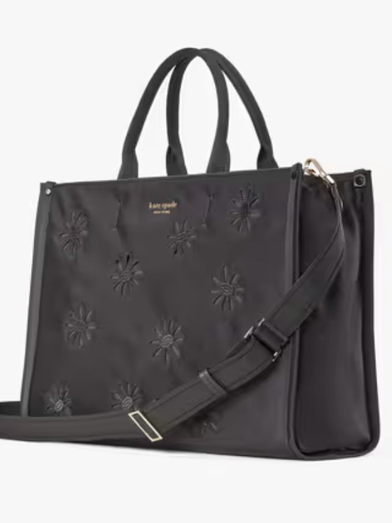 Kate Spade New York Handbags - Kate Spade The Little Better Sam Embroidered Large Nylon Tote